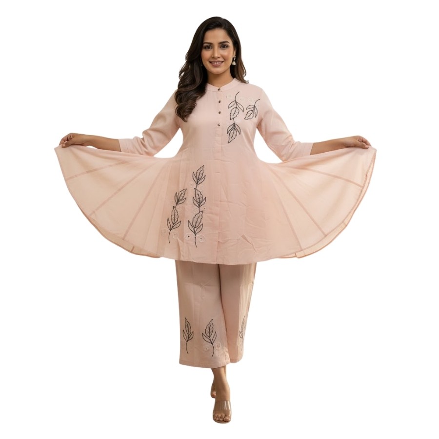 Elegant Embroidered 2-Piece Set – Curian Cotton Collection