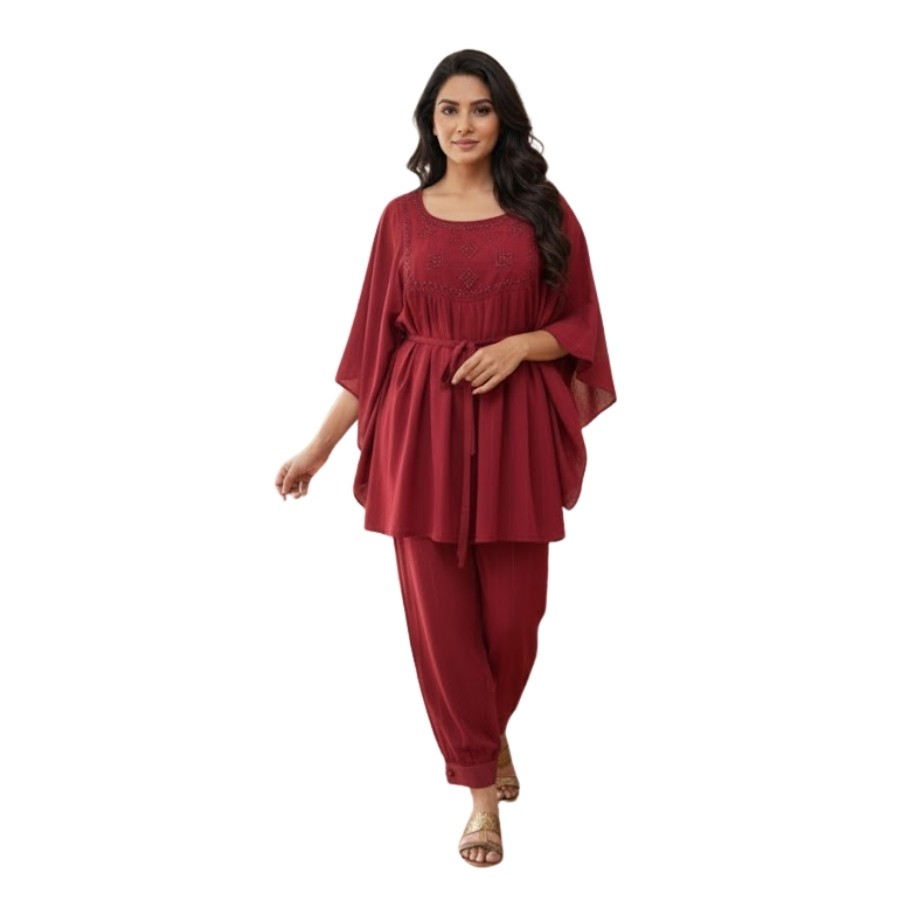 Serene Grace Co-ord Set – Curian Premium Cotton Collection