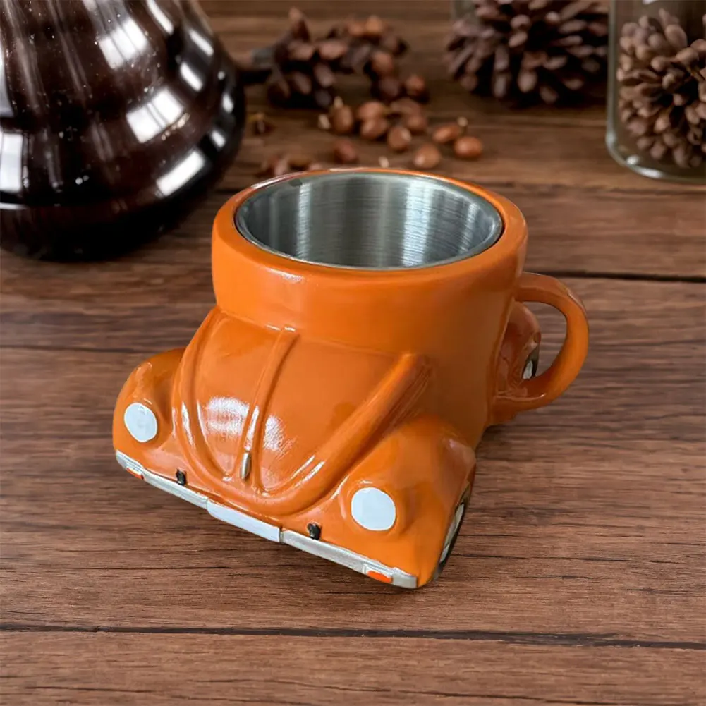 Car Shaped Coffee Cup Creative Tea Cup Novelty Drinkware Gifts for Men Boyfriend Dad Husband Car Lovers