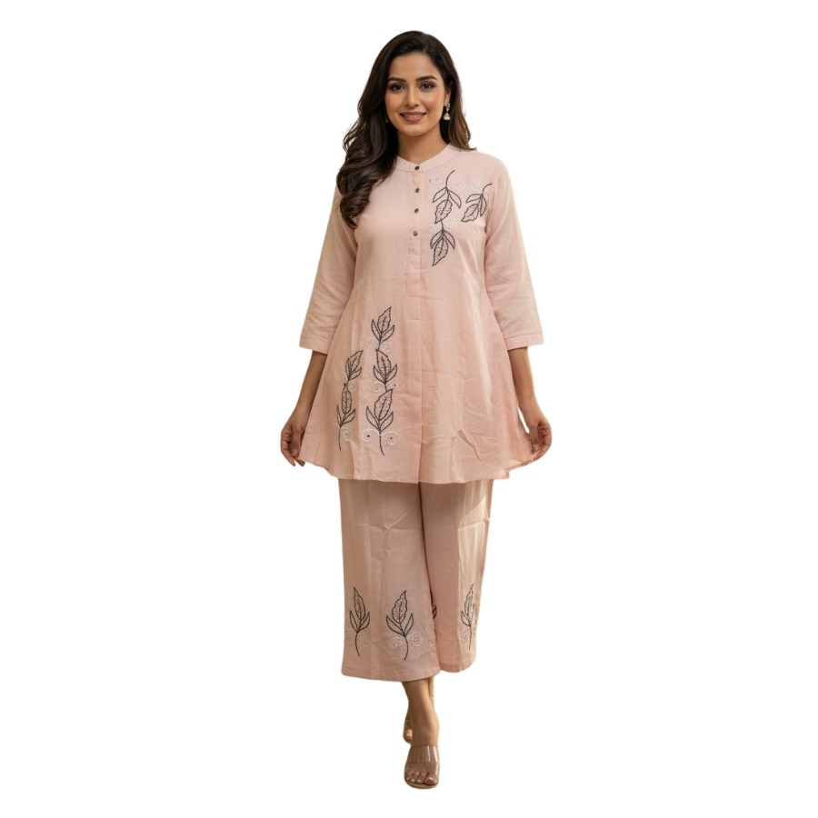 Elegant Embroidered 2-Piece Set – Curian Cotton Collection