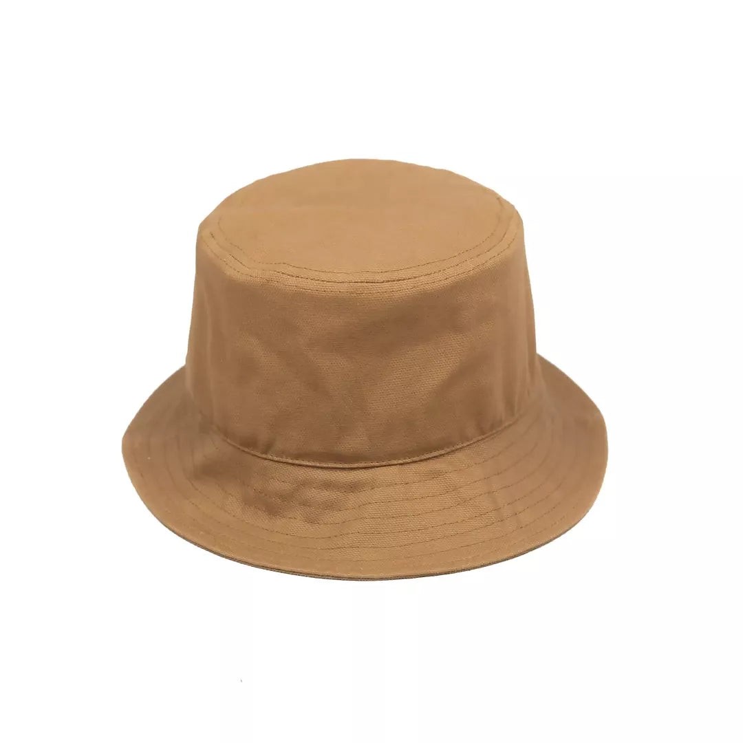 HEAD GEAR BASIC BROWN BUCKET HAT